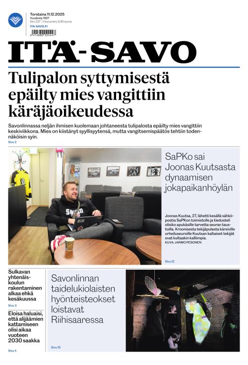 Itä-Savo 11.12.2025