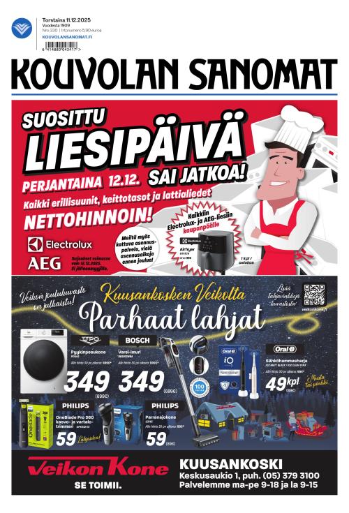 Kouvolan Sanomat 11.12.2025