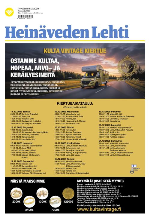 Heinäveden lehti 11.12.2025