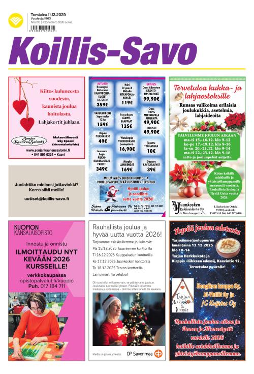 Koillis-Savo 11.12.2025