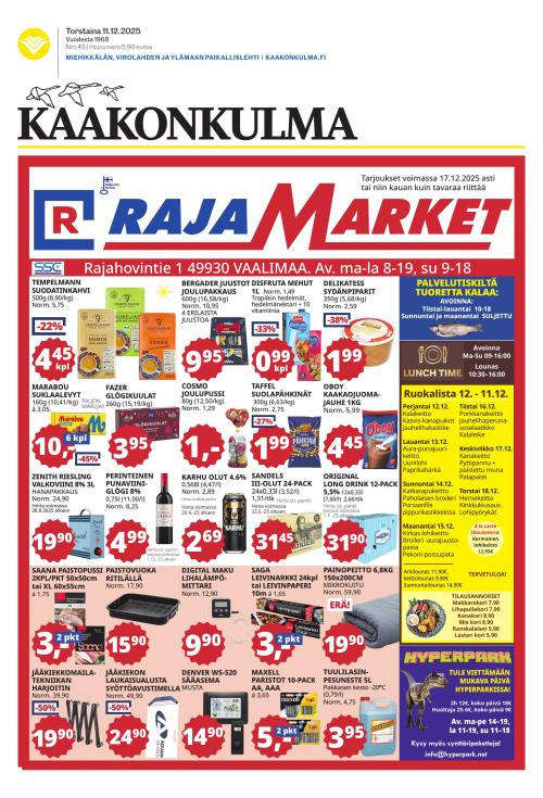 Kaakonkulma 11.12.2025