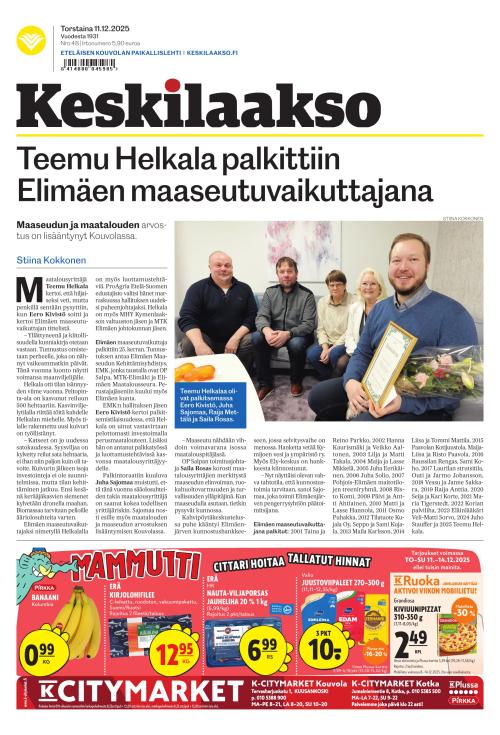 Keskilaakso 11.12.2025