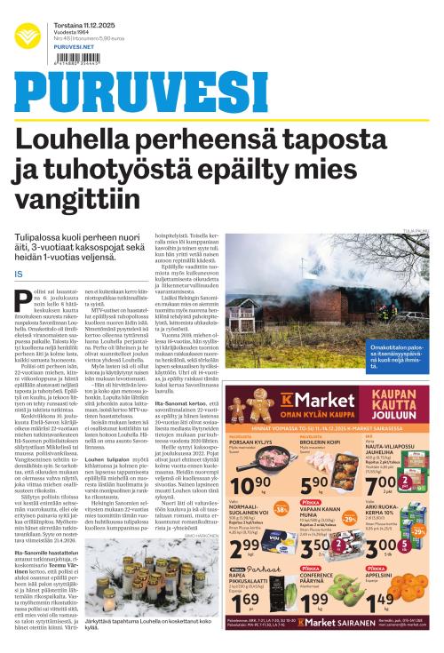 Puruvesi-lehti 11.12.2025