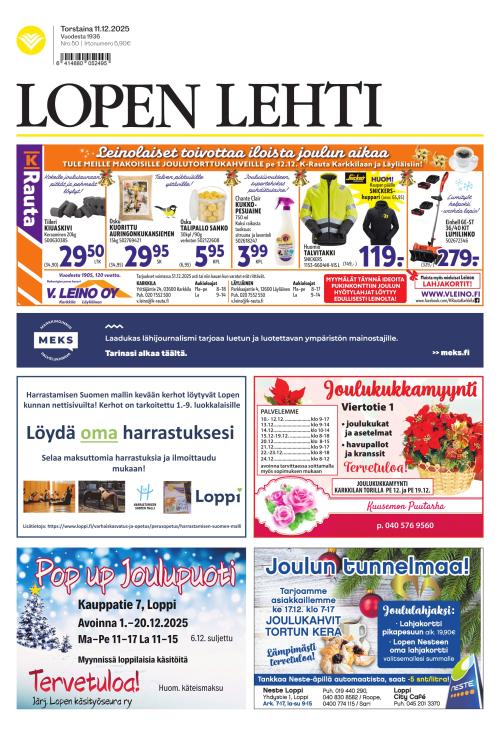 Lopen Lehti 11.12.2025