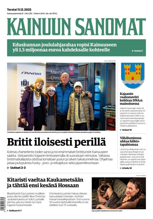 Kainuun Sanomat 11.12.2025