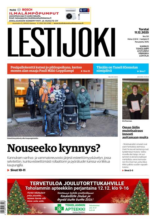 Lestijoki-lehti 11.12.2025