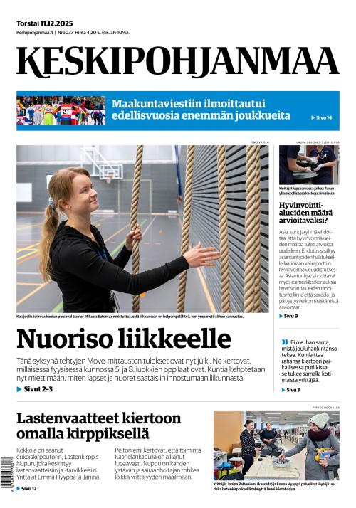 Keskipohjanmaa 11.12.2025