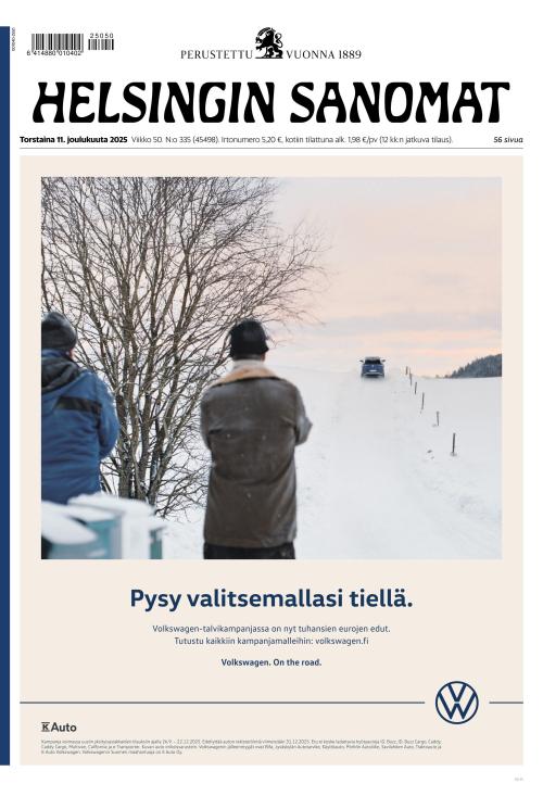Helsingin Sanomat 11.12.2025