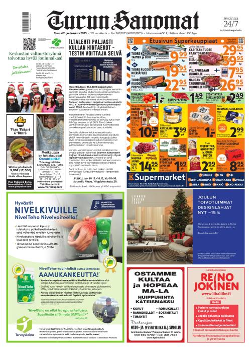Turun Sanomat 11.12.2025