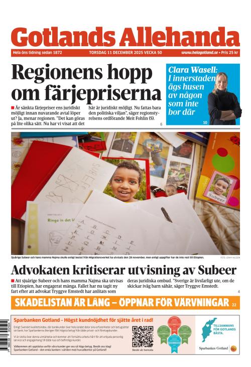 Gotlands Allehanda 11.12.2025