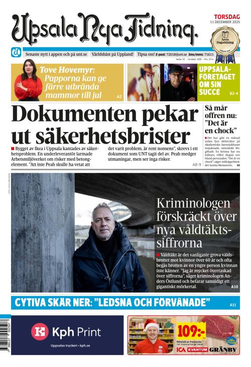 Upsala Nya Tidning 11.12.2025