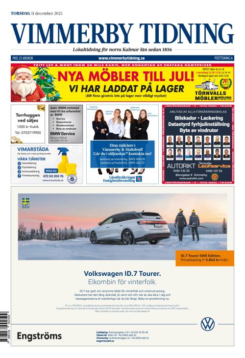 Vimmerby Tidning / Kinda-Posten 11.12.2025
