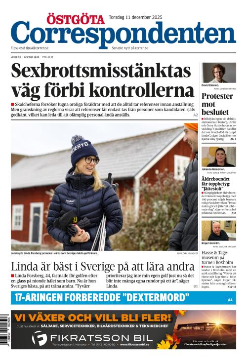 Östgöta Correspondenten 11.12.2025