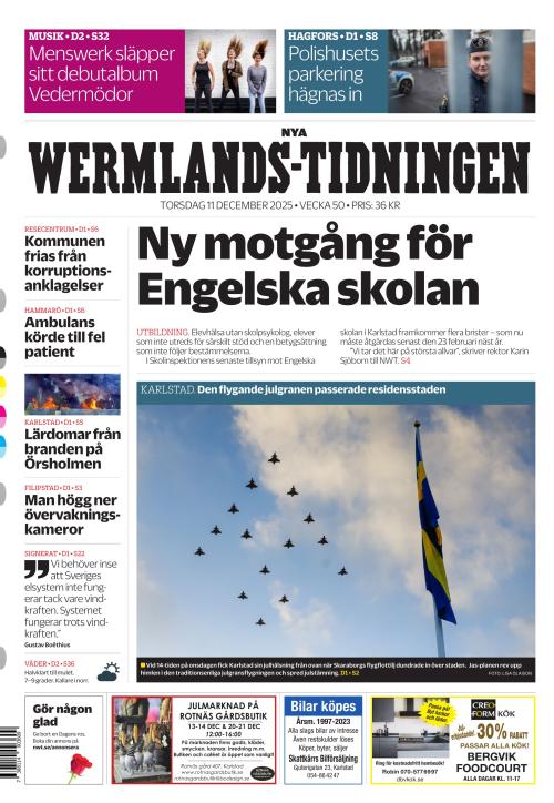 Nya Wermlands-Tidningen 11.12.2025