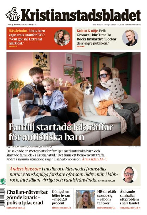 Kristianstadsbladet 11.12.2025