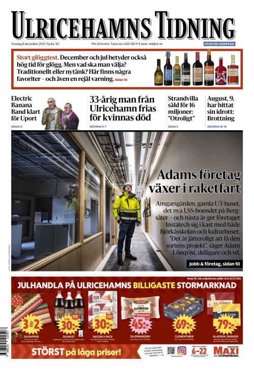 Ulricehamns Tidning 11.12.2025