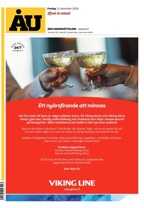 Åbo Underrättelser 12.12.2025