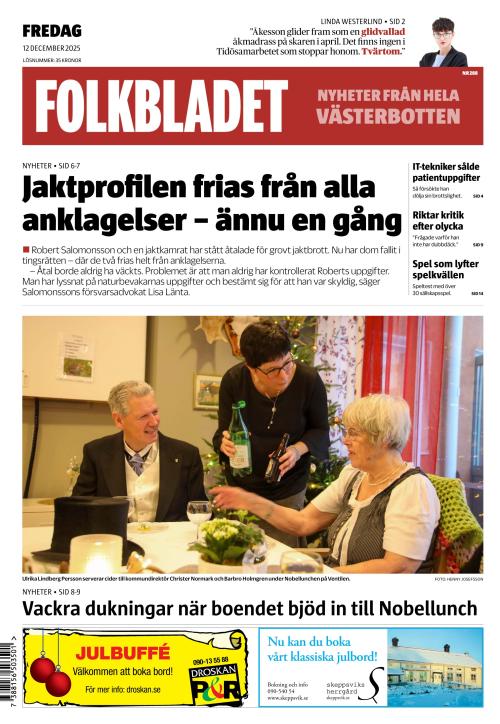 Folkbladet (Västerbotten) (SE) 12.12.2025