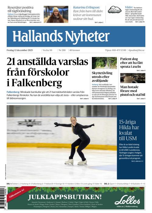 Hallands Nyheter 12.12.2025