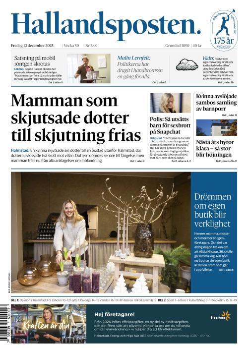 Hallandsposten 12.12.2025