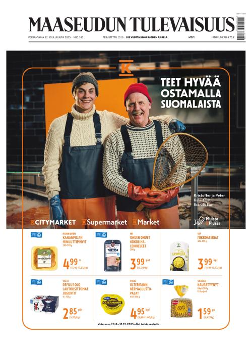 Maaseudun Tulevaisuus 12.12.2025