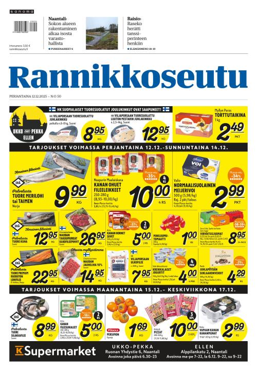 Rannikkoseutu 12.12.2025