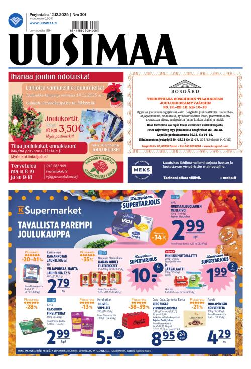 Uusimaa 12.12.2025