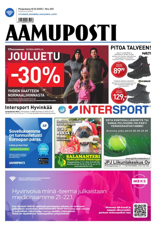 Aamuposti 12.12.2025