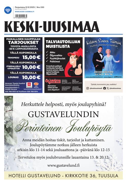 Keski-Uusimaa 12.12.2025