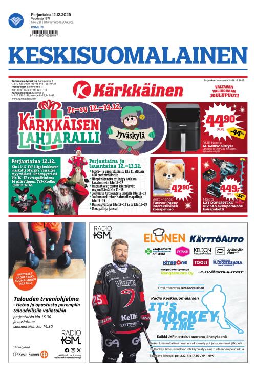 Keskisuomalainen 12.12.2025