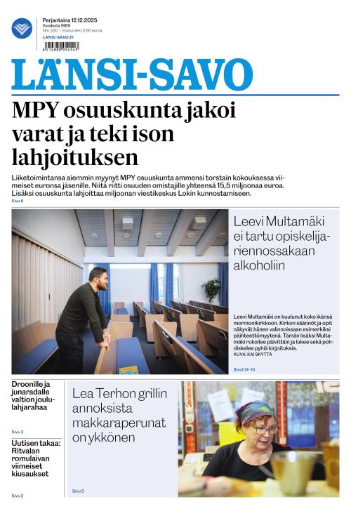 Länsi-Savo 12.12.2025