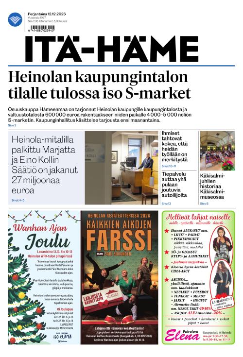 Itä-Häme 12.12.2025