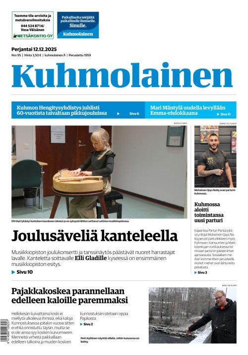 Kuhmolainen 12.12.2025