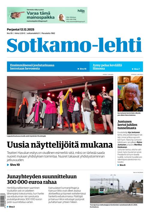 Sotkamo-lehti 12.12.2025