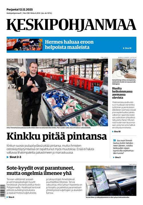 Keskipohjanmaa 12.12.2025