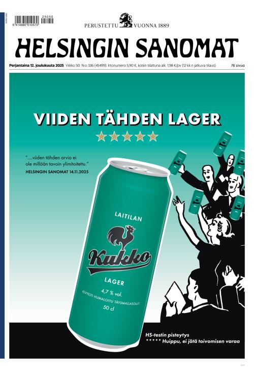 Helsingin Sanomat 12.12.2025