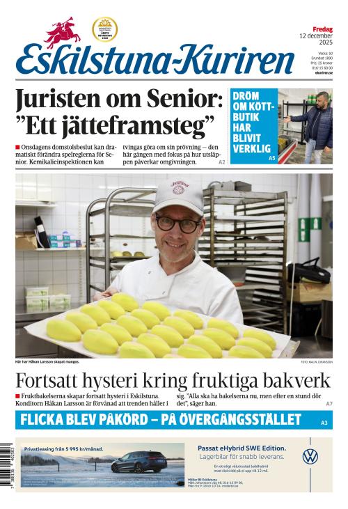 Eskilstuna-Kuriren 12.12.2025