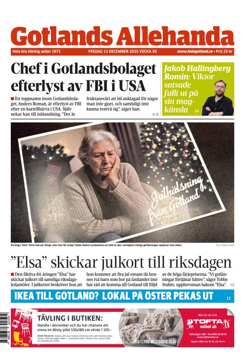 Gotlands Allehanda 12.12.2025