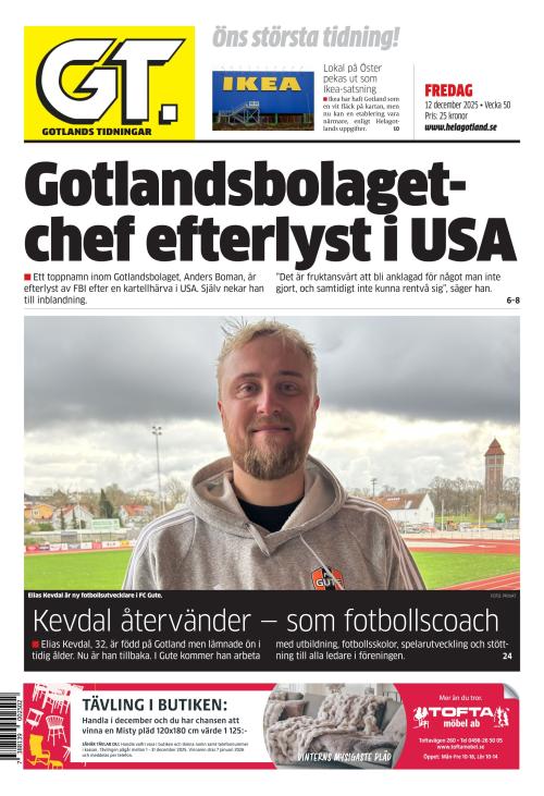 Gotlands Tidningar 12.12.2025