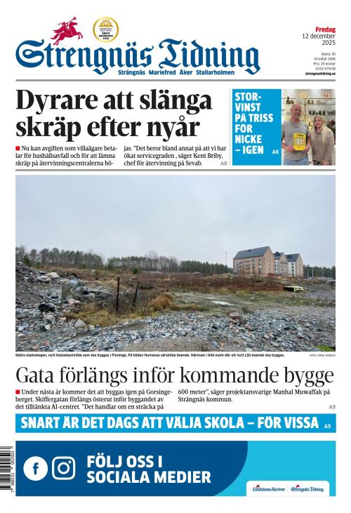 Strengnäs Tidning 12.12.2025