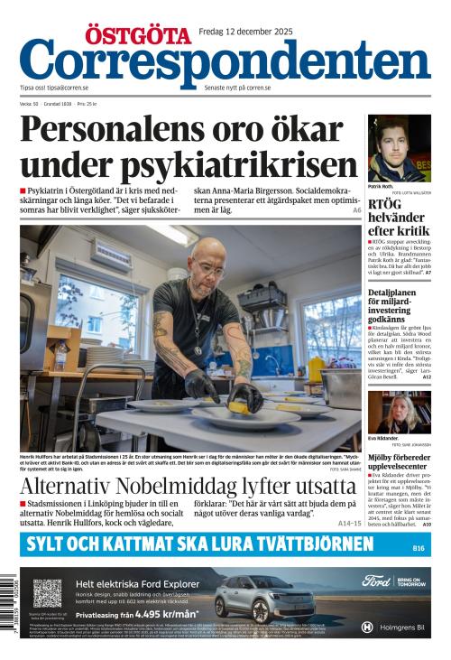 Östgöta Correspondenten 12.12.2025