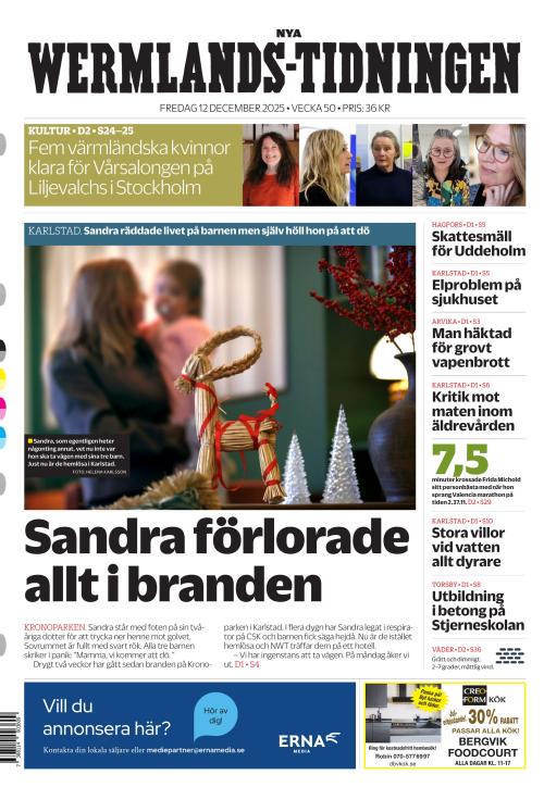 Nya Wermlands-Tidningen 12.12.2025