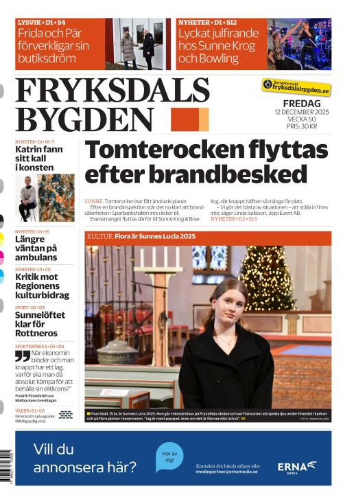 Fryksdals-Bygden 12.12.2025