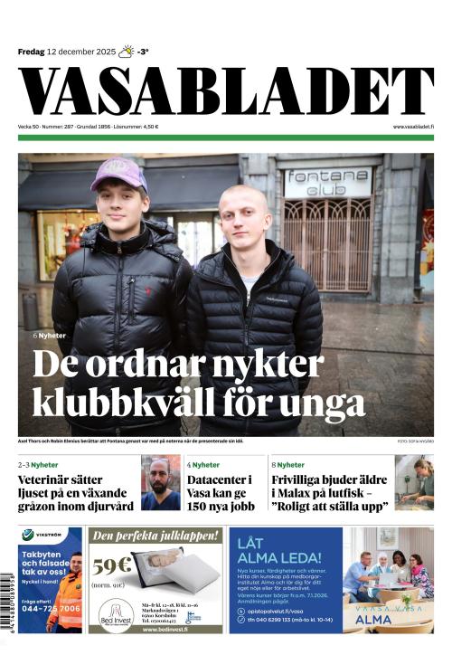 Vasabladet 12.12.2025