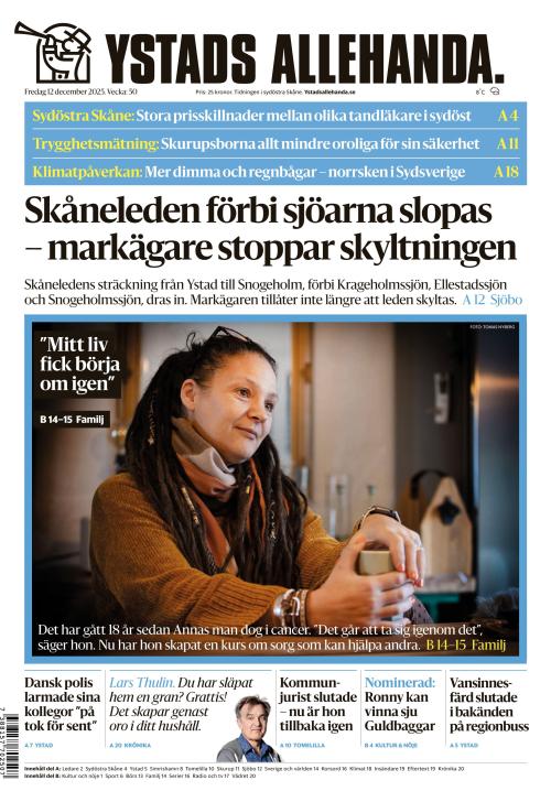 Ystads Allehanda 12.12.2025