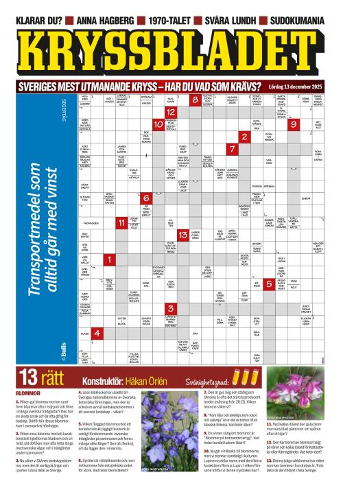 Aftonbladet Lördag 13.12.2025