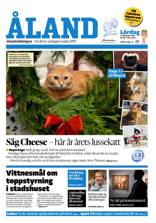 Ålandstidningen 13.12.2025