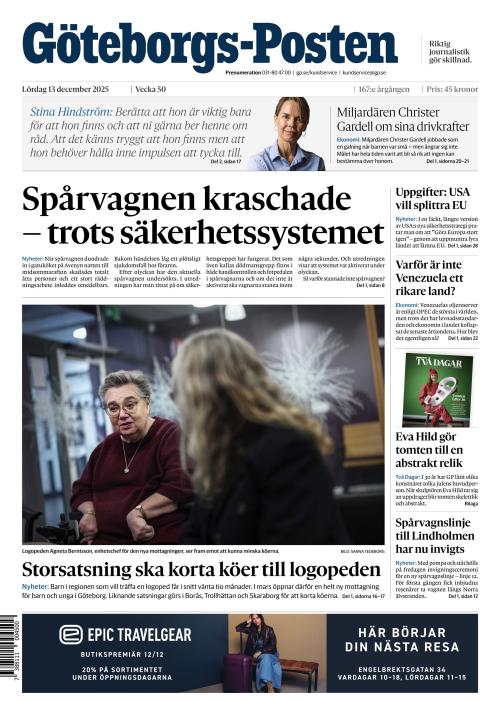 Göteborgs-Posten 13.12.2025