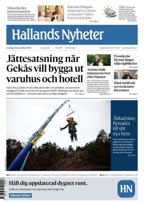 Hallands Nyheter 13.12.2025