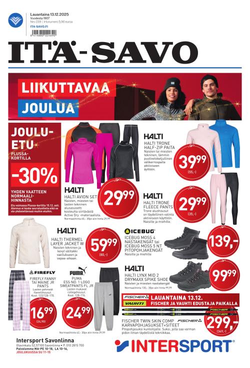 Itä-Savo 13.12.2025